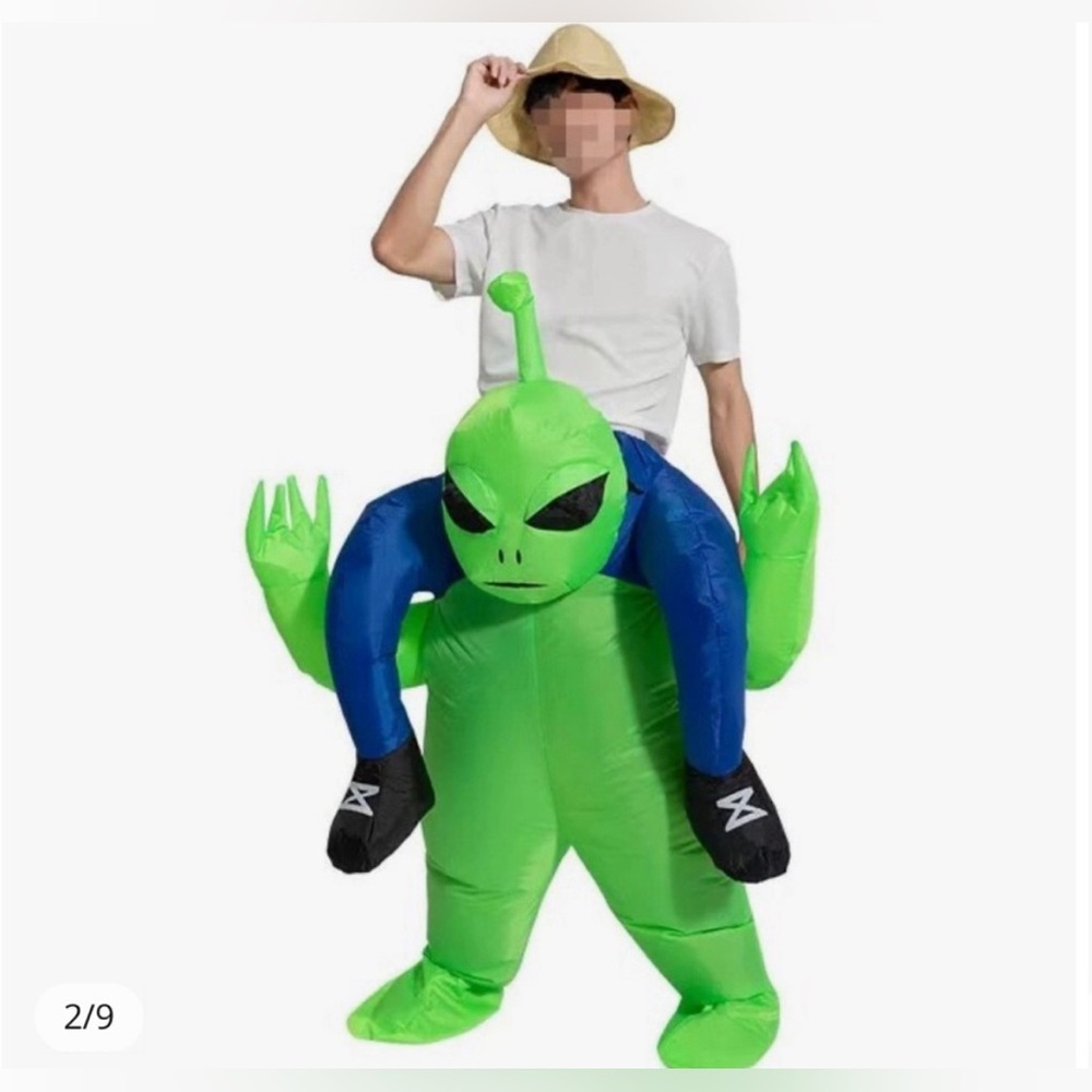 Halloween costume- NIB! Inflatable alien costume -  one size - worn once